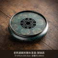 Axyaa Retro Iron Paint Gaiwan Tea Tray Coasters Set
