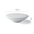 Axyaa High Foot Ceramic Dessert Plate for Molecular Cuisine and Sushi Dish