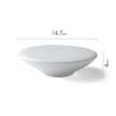 Axyaa High Foot Ceramic Dessert Plate for Molecular Cuisine and Sushi Dish