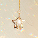 Axyaa Crystal Light Catcher Rainbow Sun Prism Outdoor Window Yard Decoration