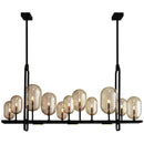 Axyaa Retro Kitchen Pendant Light for Coffee Bar Restaurant - Industrial Glass Hanging Lamp