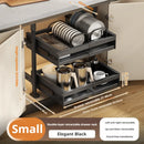 Axyaa Sliding Drawer Shelf Organizers for Kitchen Cabinet Storage