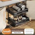 Axyaa Sliding Drawer Shelf Pull-Out Basket for Organized Kitchen Cabinet Storage