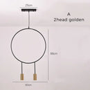 Axyaa Minimalist Postmodern Geometric Chandeliers for Home and Restaurants