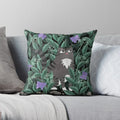 Cute Cat Decorative Pillow Case Cover for Modern Living Room Sofa by Axyaa