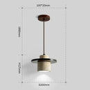 Axyaa Log Style Stone Pendant Lamp for Warm Wabi Sabi Home Lighting