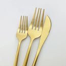 Axyaa Stainless Steel Travel Cutlery Set with Case - Knife Spoon Fork