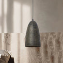 Axyaa Metal Round LED Pendant Lamp - Black Bell Design
