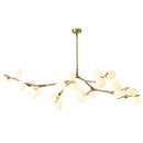 Axyaa Nordic Glass Ball Chandelier - Modern Magic Bean Pendant Lamp