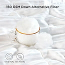 Axyaa Lightweight Quilted Cooling Duvet Insert - Twin XL Size, Down Alternative Summer Comforter