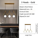 Axyaa Magic Bean Restaurant Pendant Lamp Nordic LED Lights