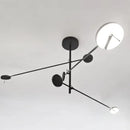 Axyaa Nordic Rocker Arm Chandelier - Modern Minimalist Living Room Lighting