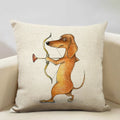 Axyaa Constellation Cartoon Dachshund Dog Pillow Case: Children's Bedroom Decor