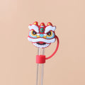 Axyaa Kawaii Silicone Straw Topper Cover for Tumblers & Bottles