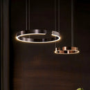 Axyaa Smart Dimming Circle Rings Chandelier for Home Decor