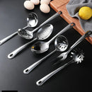 Axyaa Stainless Steel Kitchenware Set - Pots, Spatula, Spoon, Colander, Utensils