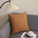 Axyaa Solid Cotton Line Pillow Case Soft Breathable Nordic Decor Pillow Cover