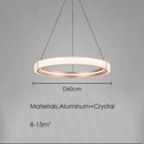 Axyaa Luxury Acrylic LED Pendant Chandelier for Home Decor