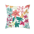 Axyaa Autumn Maple Leaves Pillow Cases with Fresh Print Flower Plant Custom Polyester Cover