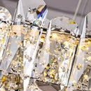 Axyaa Crystal Chandelier LED Ceiling Lamp for Living Room