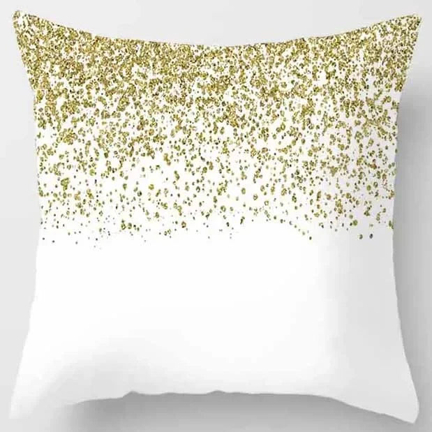 Axyaa Yellow Pink Pattern Square Pillowcase Home Decoration Cushion Cover