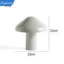 Axyaa Mushroom Desk Lamp: Portable Charging Night Light for Bedroom Atmosphere