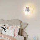 Axya LED Star Moon Bear Bunny Wall Lamp for Bedroom Study Living Hallway Nursery
