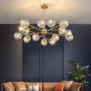 Axyaa Crystal Chandelier: Modern Luxury Pendant Lights for Home Decor