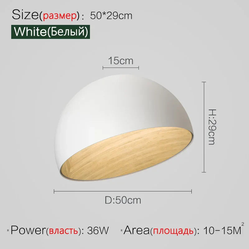 Axyaa Wood Grain Ceiling Study Lamp