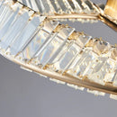 Axyaa Luxury Crystal Chandelier Ceiling Light for Elegant Home Decor