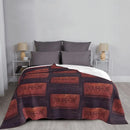 Axyaa Bourbon Biscuit Throw Blanket - Cozy Winter Decor & Gift