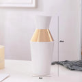 Axyaa Luxe Gold White Black Ceramic Vase Set for Minimalist Home Decor