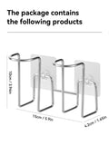 Axyaa Stainless Steel Cup Storage Rack, Wall Mounted Holder for Kitchen