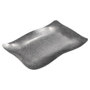 Axyaa Stainless Steel Retro Wave Plate for Dessert, Restaurant, and BBQ