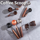 Axyaa Wooden Measuring Spoon Scoop Household Kitchen Tool with Long Handle