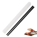 Axyaa Portable Black Alloy Chopsticks Set for Sushi and Korean Cuisine