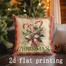 Axyaa Christmas Themed Decorative Cushion Cover for Sofa, Bedroom & Car