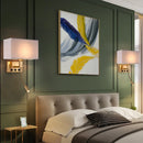 Axyaa LED Wall Lamp with USB Charger & Spotlight for Bedroom Living Room