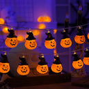 Axyaa Pumpkin String Lights for Halloween Party & Haunted House
