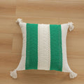 Axyaa Christmas Embroidery Cotton Linen Throw Pillowcase Geometric Cushion Covers