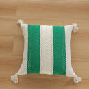 Axyaa Christmas Embroidery Cotton Linen Throw Pillowcase Geometric Cushion Covers