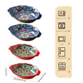Axyaa 9" Ceramic Egg Baking Pan & Pasta Plate Set