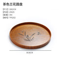 Axyaa Wooden Tea Tray: Home Brewing, Water Cup, Fruit, Kitchen Storage Tray