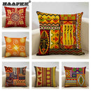 Axyaa Ethnic Style Linen Cushion Cover 45x45cm for Home Sofa Car Decoration