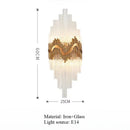 Axyaa Crystal European Wall Lamp for Bedroom, Hallway, and Corridor