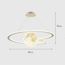 Axyaa Modern Pendant Light Chandelier for Dining Room, LED Ceiling Lamp