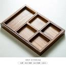 Axyaa Walnut Wood Tea Tray for Tea Ceremony and Snacks