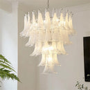 Axyaa Vintage Murano Flower Petal Chandelier for Living Room and Bedroom