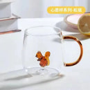 Axyaa 3D Animal Water Glass Tumbler Cup - Cute and Fun Design