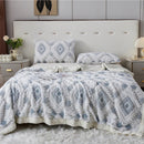 Axyaa Jacquard Lambswool Blanket: Warm, Skin-Friendly, Queen King Size Comforter